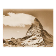 Cartão de Matterhorn. Zermatt na suiça Cartoes Postais