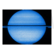 Cartão de nota da mostra da luz de Saturn