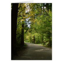 Cartão de nota - o Central Park de Burnaby no prim