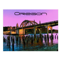 Cartão de Oregon Cartao Postal