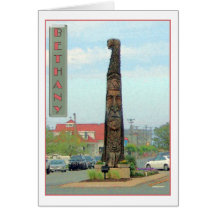 Cartão de pólo de Totem de Bethany