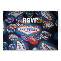 Cartão de RSVP LAS VEGAS