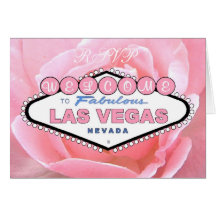Cartão de RSVP Las Vegas