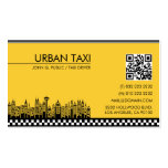 Cartão de visita do taxista do motorista de táxi cartões-de-visita