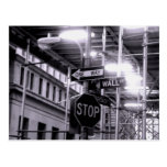 Cartão de Wall Street Cartoes Postais