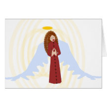 Cartão do anjo do Natal