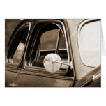 Cartão do carro vintage