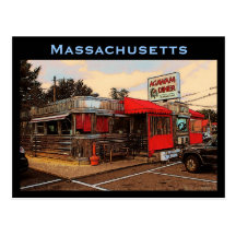 Cartão do comensal de Massachusetts Cartao Postal