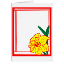 cartão do daffodil