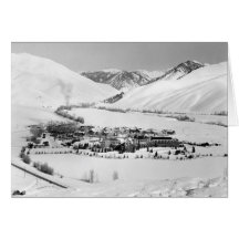Cartão do feriado de Sun Valley!