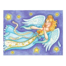 Cartão do Natal: Anjo do Natal Cartao Postal