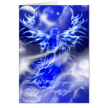 Cartão do Natal do anjo