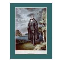 Cartão do retrato de William Henry Harrison Cartão Postal