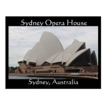 Cartão do teatro da ópera de Sydney Cartões Postais