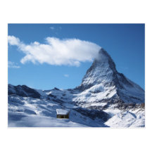 cartão do zermatt cartoes postais