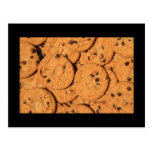 Cartão dos biscoitos dos pedaços de chocolate cartões postais