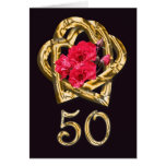 Cartão dourado dos parabéns do aniversário