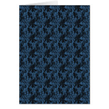 Cartão elegante impresso azul do design do cetim