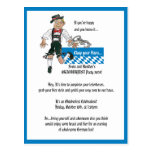 Cartão personalizados convite de Oktoberfest Cartão Postal
