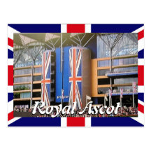 Cartão real do jubileu de diamante do Ascot Cartoes Postais