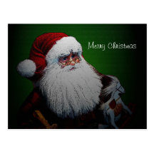 Cartão tradicional de Papai Noel Cartão Postal