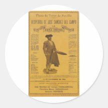 Cartel para la despedida del torero - Sevilha Adesivos