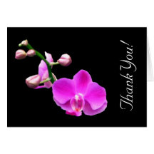 Cartões de agradecimentos cor-de-rosa brilhantes d