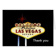 Cartões de agradecimentos de Las Vegas