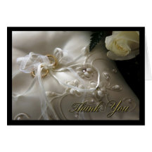 Cartões de agradecimentos do casamento