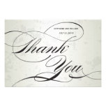 Cartões de agradecimentos do casamento do Flourish Convites Personalizado