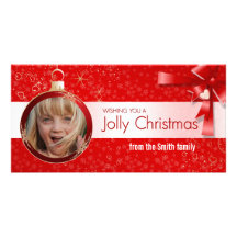 Cartões de fotos alegres do Natal (ajuste de 10) Cartões Com Fotos Personalizados