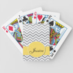 Cartões de jogo Monogrammed personalizados Jogos De Baralho