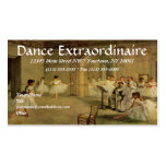 Cartões de visitas da DANÇA ou do BALÉ