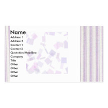 Cartões de visitas do Lilac