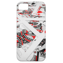 Cartões reais no cobrir iPhone 5 capa