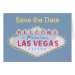Cartões salve a data de Las Vegas