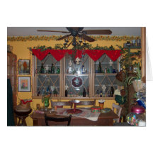 Casa para o Natal Cartão
