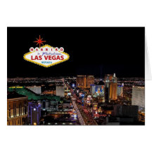 CASADO em Las Vegas fabuloso, cartão de Nevada