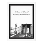 Casamento da ponte de Brooklyn #2 da skyline de NY Convites Personalizado