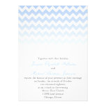 Casamento de Ombre Chevron Convite Personalizados