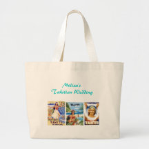 Casamento de Tahitian Bolsas Para Compras