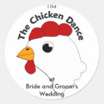 Casamento engraçado feito sob encomenda da dança d adesivo