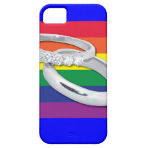 Casamento lésbica alegre iPhone 5 capas