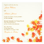 Casamento outono convites personalizado