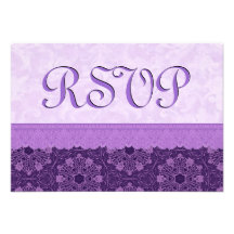 Casamento tema damasco roxo do laço e do teste pad convite