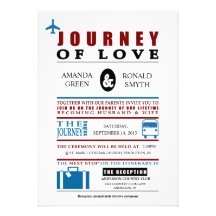 Casamento temático das viagens vintage convites personalizado