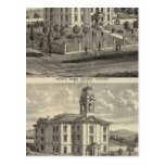 Casas da escola, San Jose, Califórnia Cartoes Postais