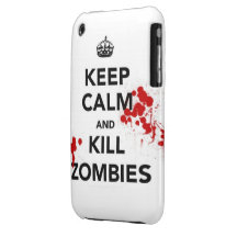 Case Mate para iPhone 3/3GS - KeepCalm Zombie Capa De iPhone 3 Case-Mate