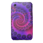 Caso 3G/3GS espiral do iPhone 3 do rosa quente & d Capa iPhone 3 Case-Mate