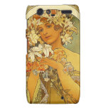 Caso de Droid Razr da flor de Nouveau Alphonse Muc Motorola Droid RAZR Capa